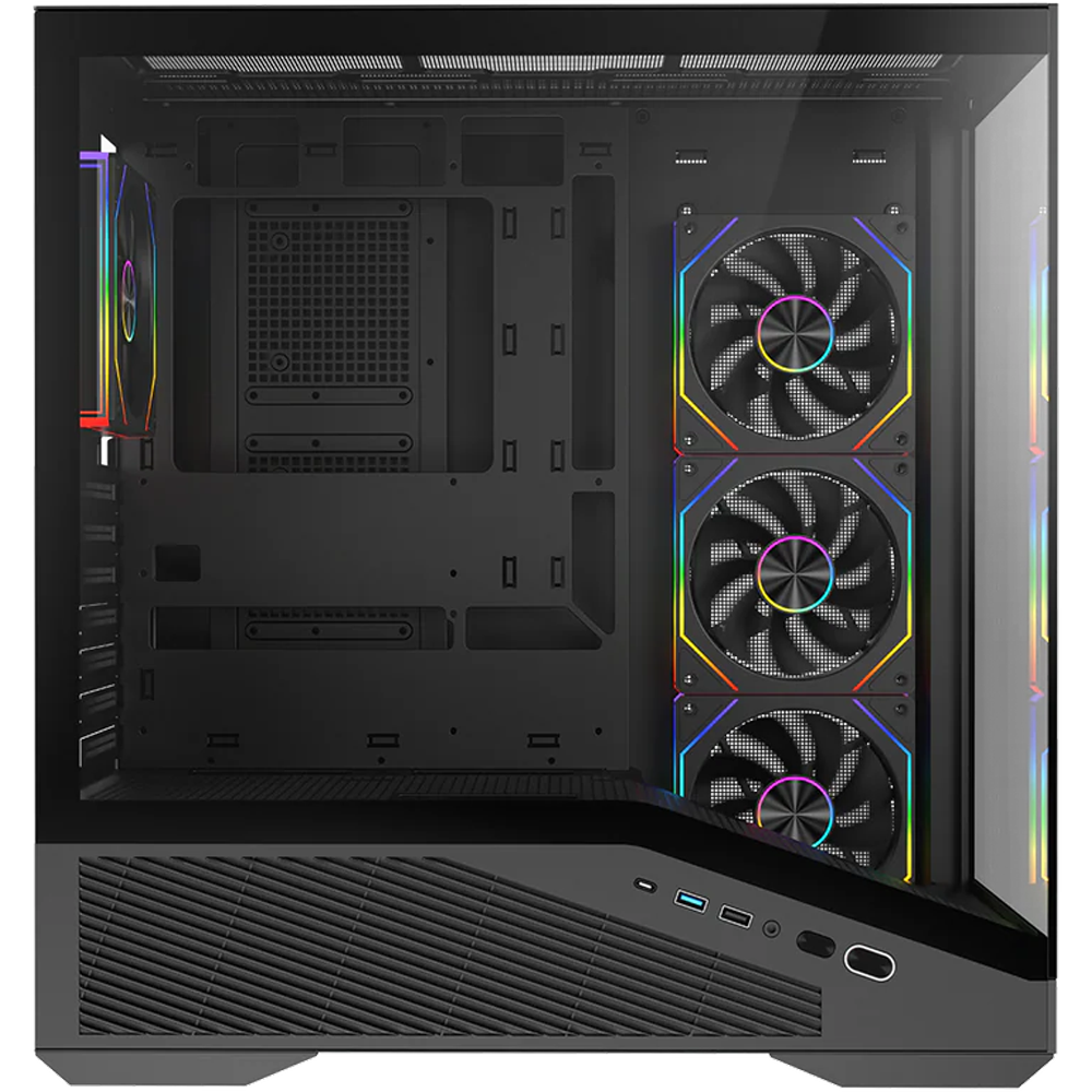 Rampage REAPER 750W 80+ Bronze Tempered Glass 4*12cm ARGB Siyah ATX Gaming Kasa