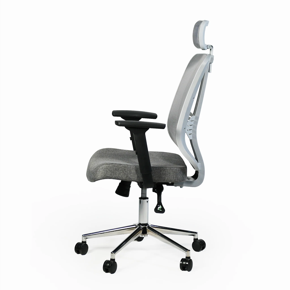 Pixel Hero Fileli Gri Ergonomik Ofis Koltuğu