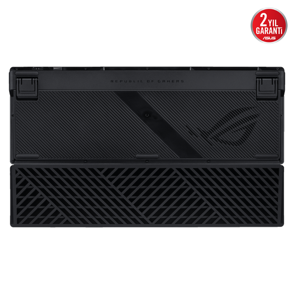 ASUS ROG AZOTH 96 HE ROG HFX V2 Manyetik Switch Kablosuz Türkçe RGB Siyah Mekanik Gaming Klavye