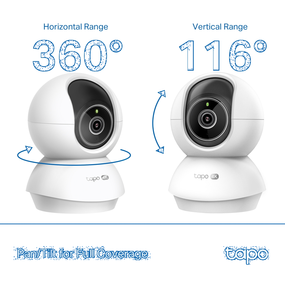 TP-LINK TAPO C250 Pan/Tilt AI Wi-Fi Güvenlik Kamerası