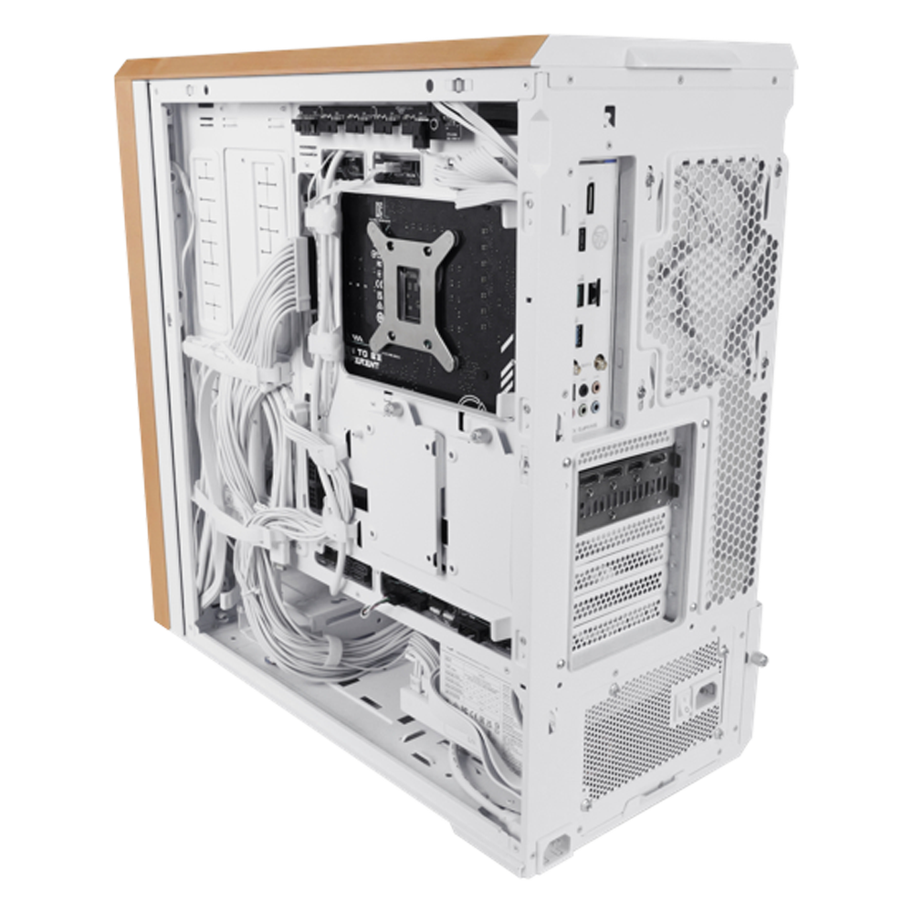 LIAN LI LANCOOL 217 Tempered Glass Type-C Beyaz E-ATX Mid Tower Kasa