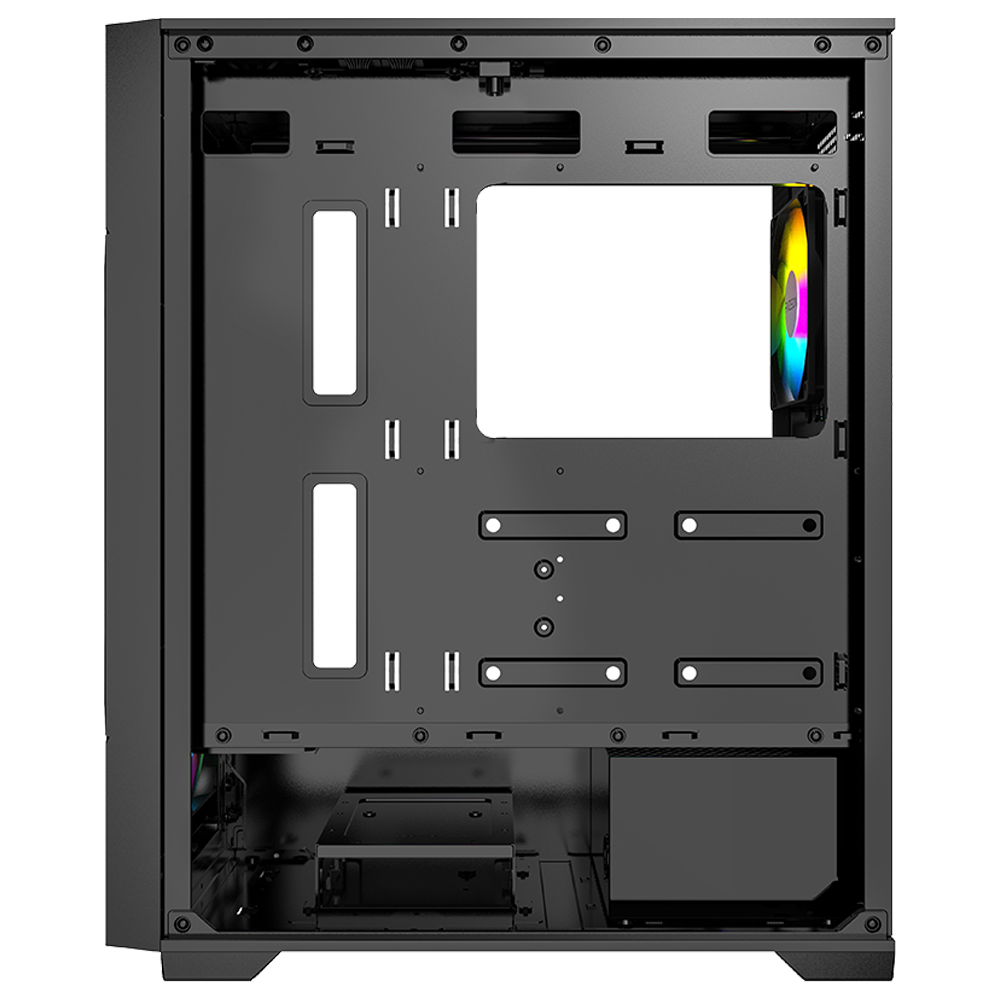 FAZEON F11 PLUS 650W 80+ Bronze Tempered Glass Mesh 4x RGB Fanlı Siyah ATX Bilgisayar Kasası
