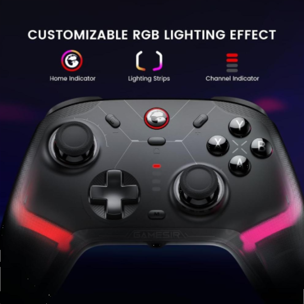 Gamesir Cyclone 2 TMR Sticks Hall Efect Trigger Kablosuz Siyah Gamepad