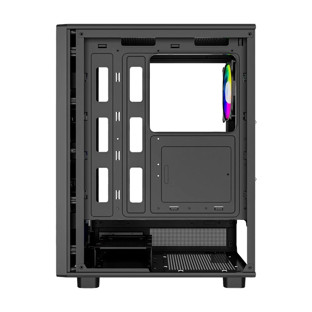 PowerBoost PB-A600B 600W 80+ USB 3.0 Rainbow Fanlı Mesh ATX Mid Tower Siyah Kasa 