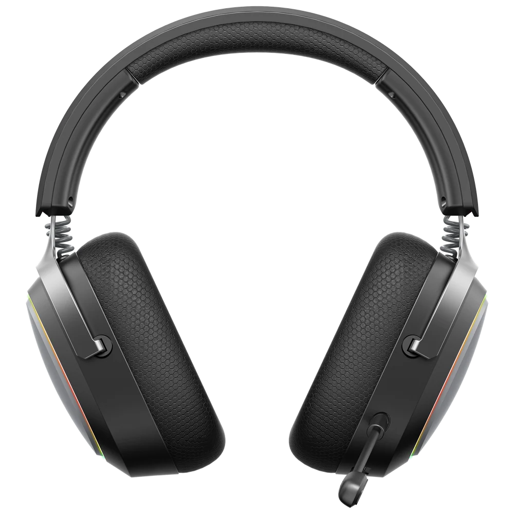 Rampage Retsu Stereo RGB Siyah/Gri Kablosuz Gaming Kulaklık