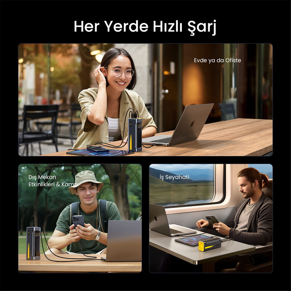 AOHI The Future Starship PD 140W 40.000mAh Power Bank & Power Station