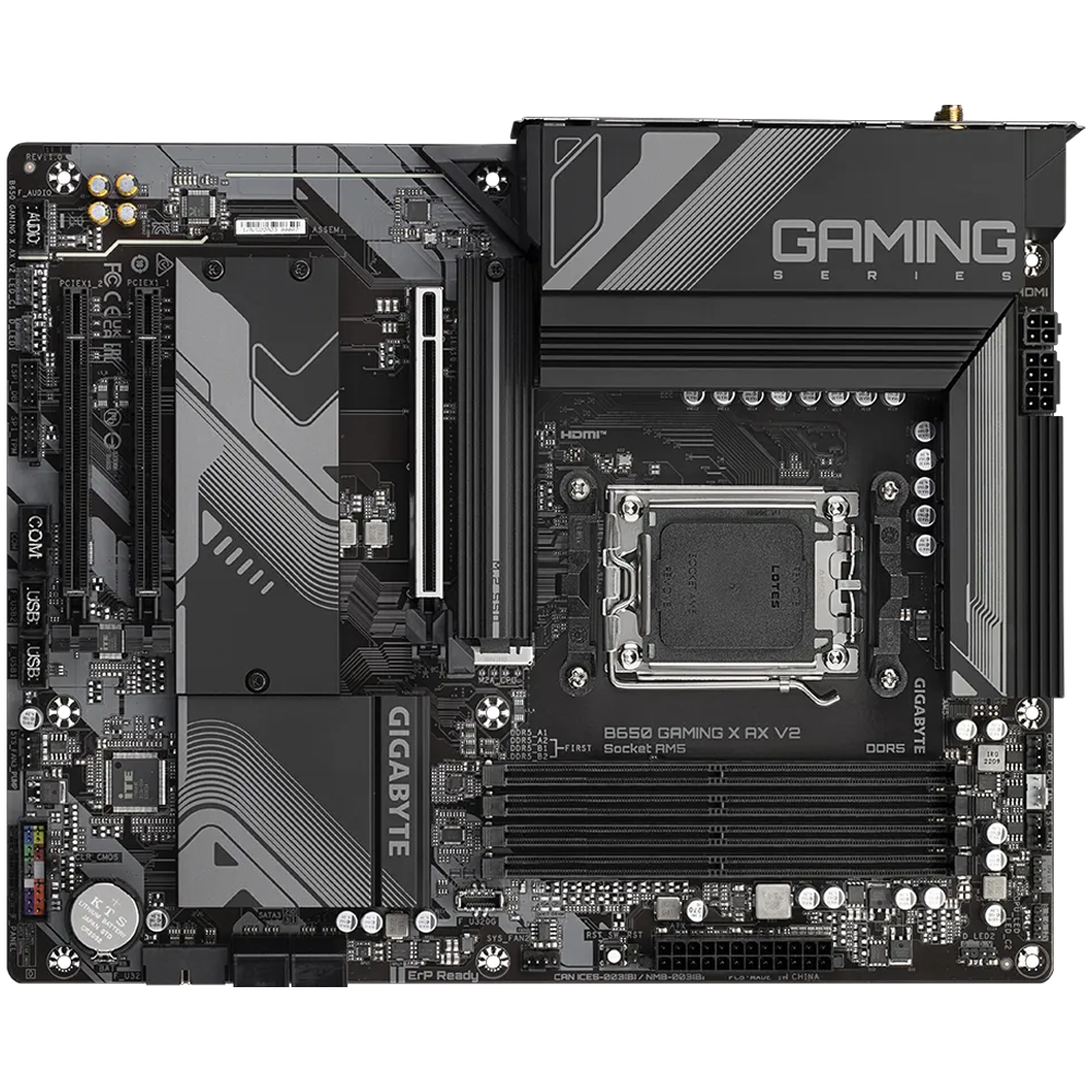 GIGABYTE B650 GAMING X AX V2 8000MHz(OC) DDR5 AM5 DP HDMI M.2 ATX Anakart