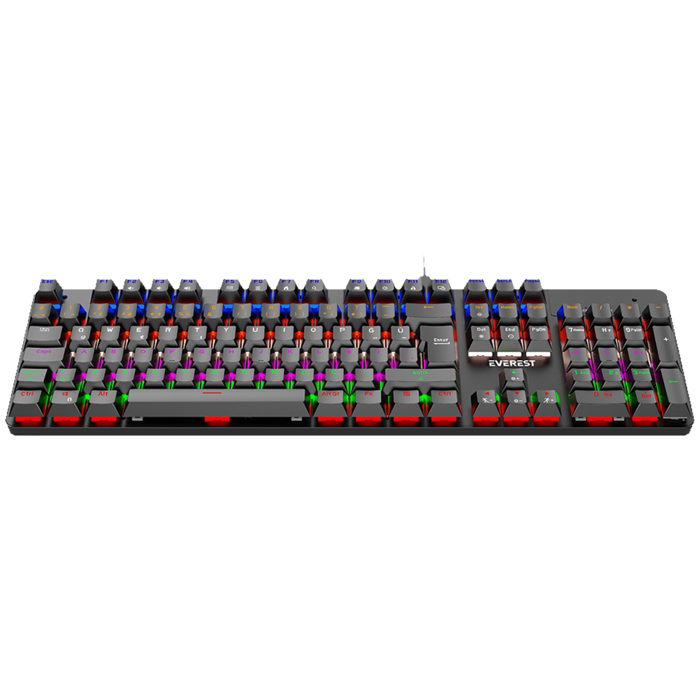 Everest KB-MK1 Lumos Red Switch RGB Kablolu Gaming Klavye 