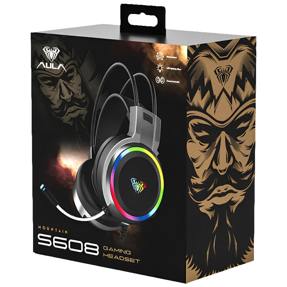 Aula S608 RGB Kablolu Gaming Kulaklık
