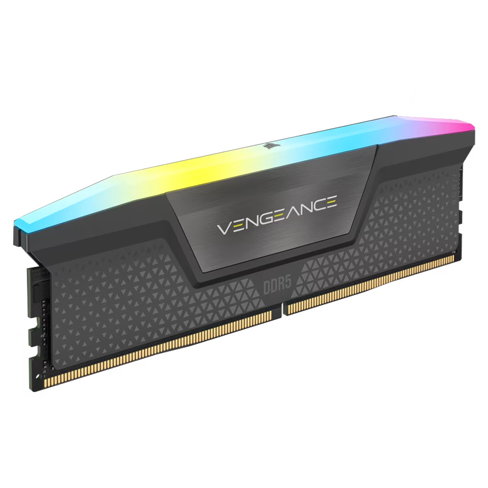CORSAIR 32GB Vengeance RGB 6000MHz CL38 DDR5 XMP/EXPO Gri Single Kit Ram