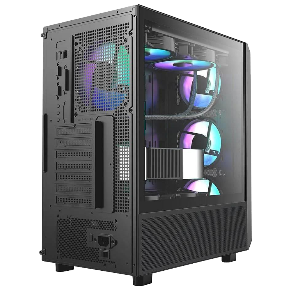 PowerBoost PB-P3602BB 850W 80+ Bronze USB 3.0 Tempered Glass Mesh ARGB Fanlı ATX Gaming Kasa