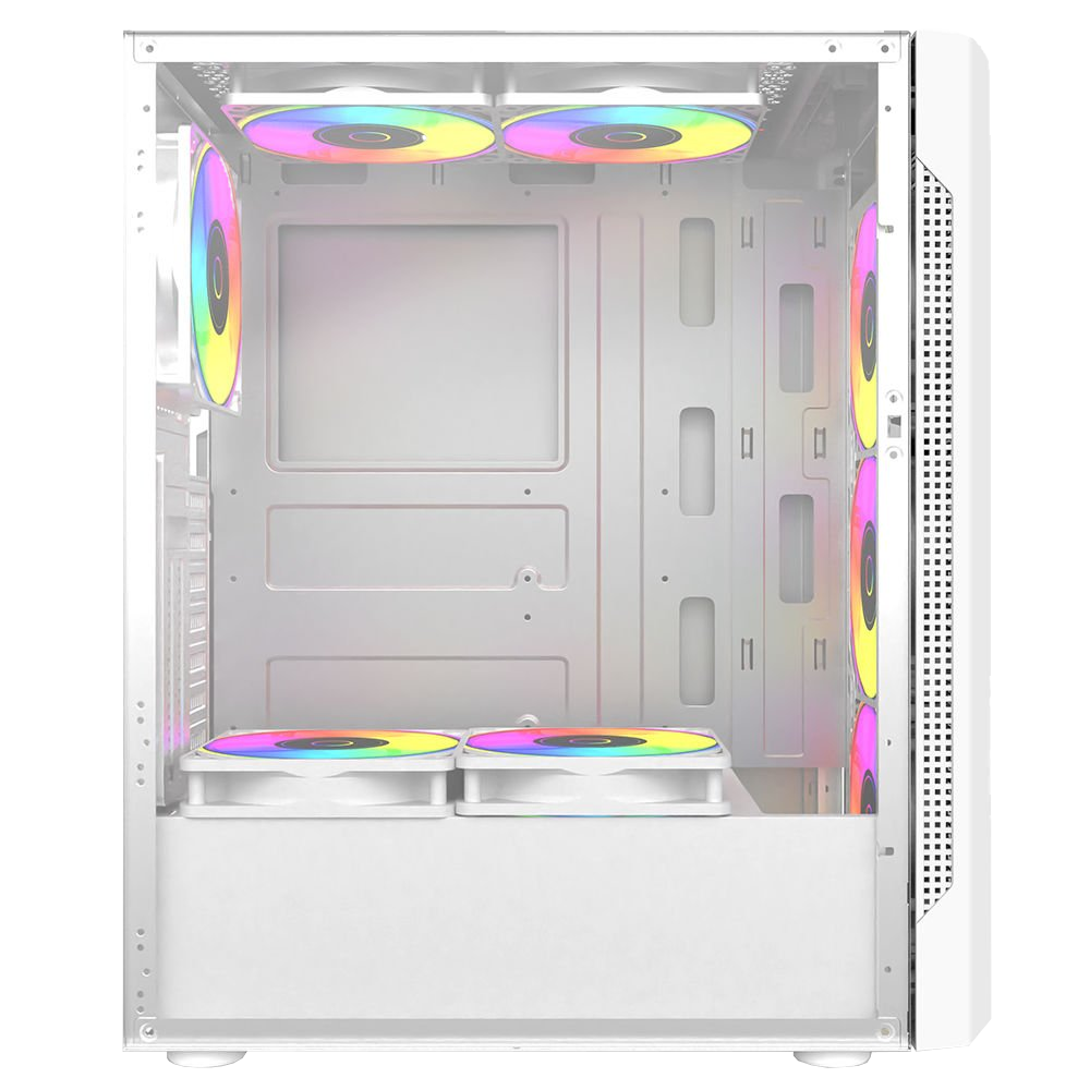 GameBooster GB-GBT005MW RGB Mesh Panel USB 3.0 Mid Tower Beyaz Kasa