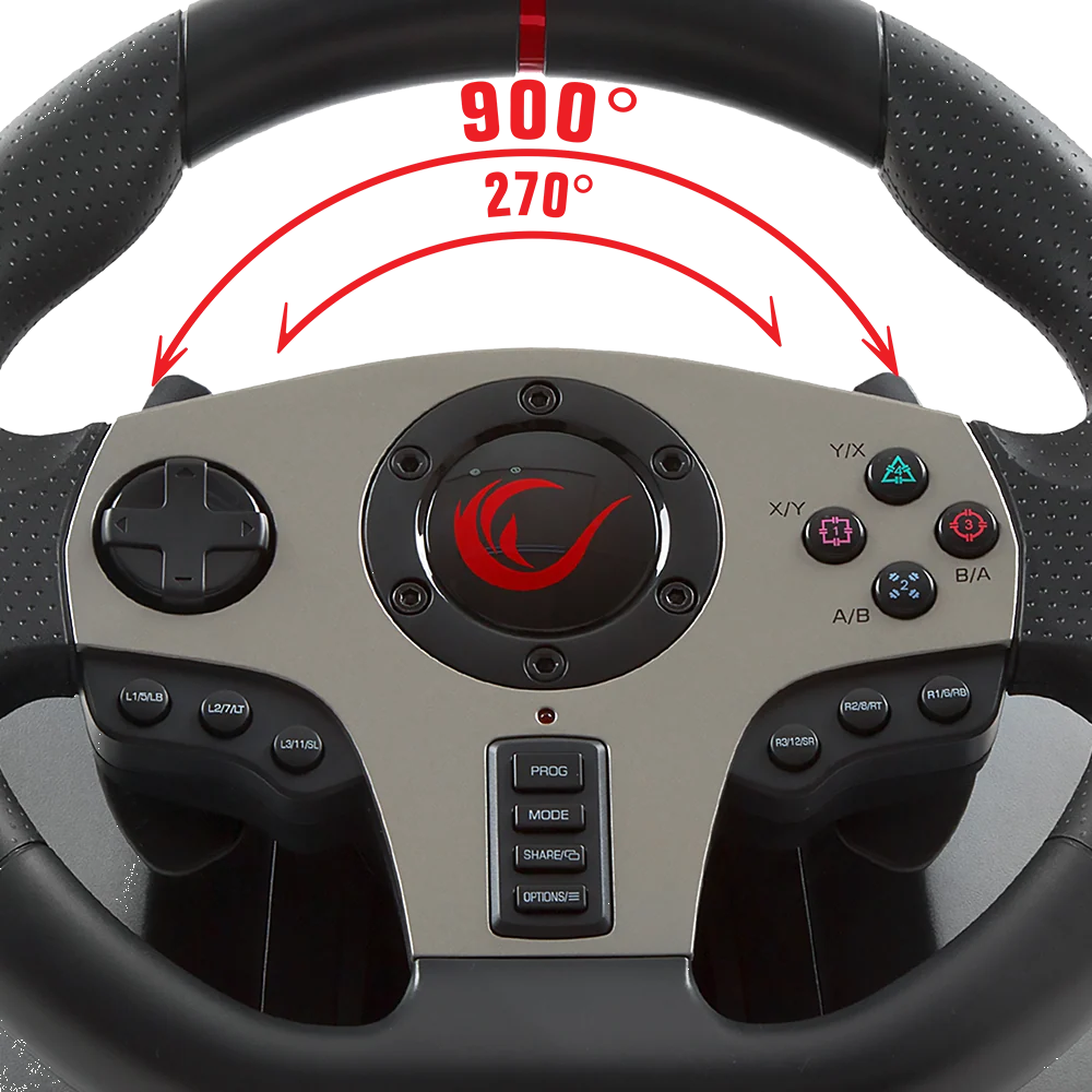 Rampage V900-S PS3/PS4/PC/XBOXONE/XBOX360 /SWITCH 6 Pedallı Gaming Oyuncu Direksiyonu