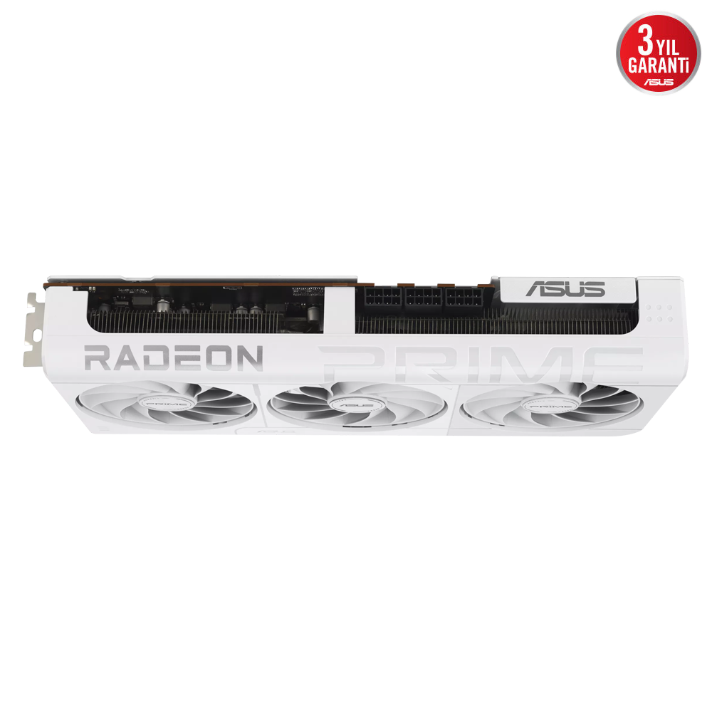 ASUS PRIME Radeon RX 9070 XT OC 16GB GDDR6 256 Bit Beyaz Ekran Kartı