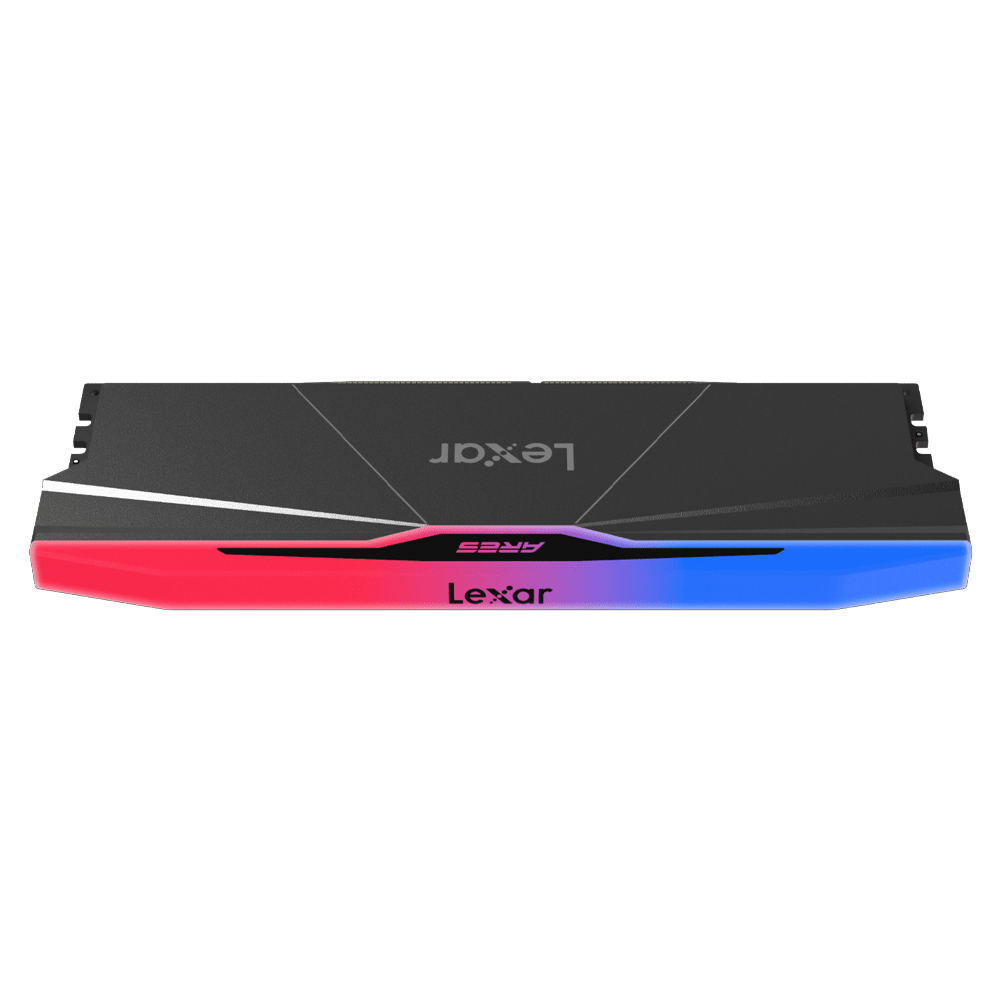 Lexar 64GB (2x32GB) ARES RGB 6400MHz CL32 XMP/EXPO DDR5 Siyah Dual Kit Ram