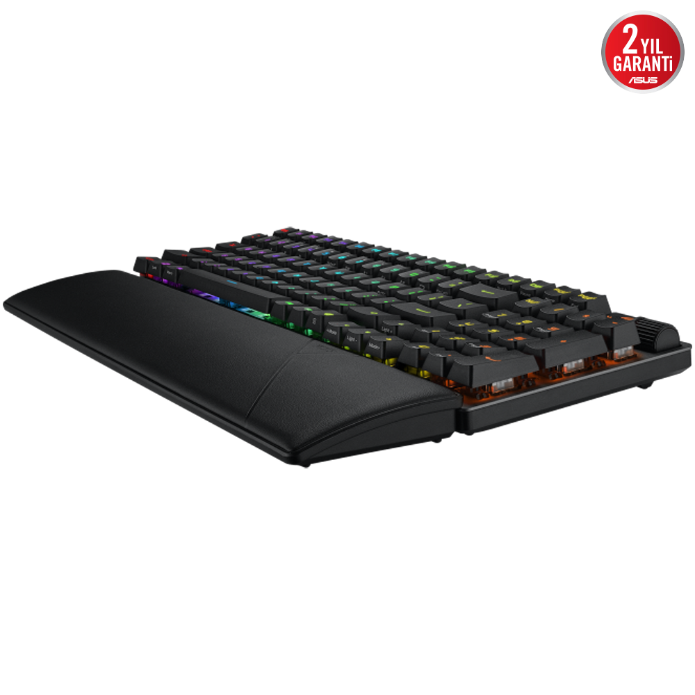 ASUS ROG Strix Scope II 96 Wireless RX RED Switch RGB Mekanik Kablosuz Gaming Klavye
