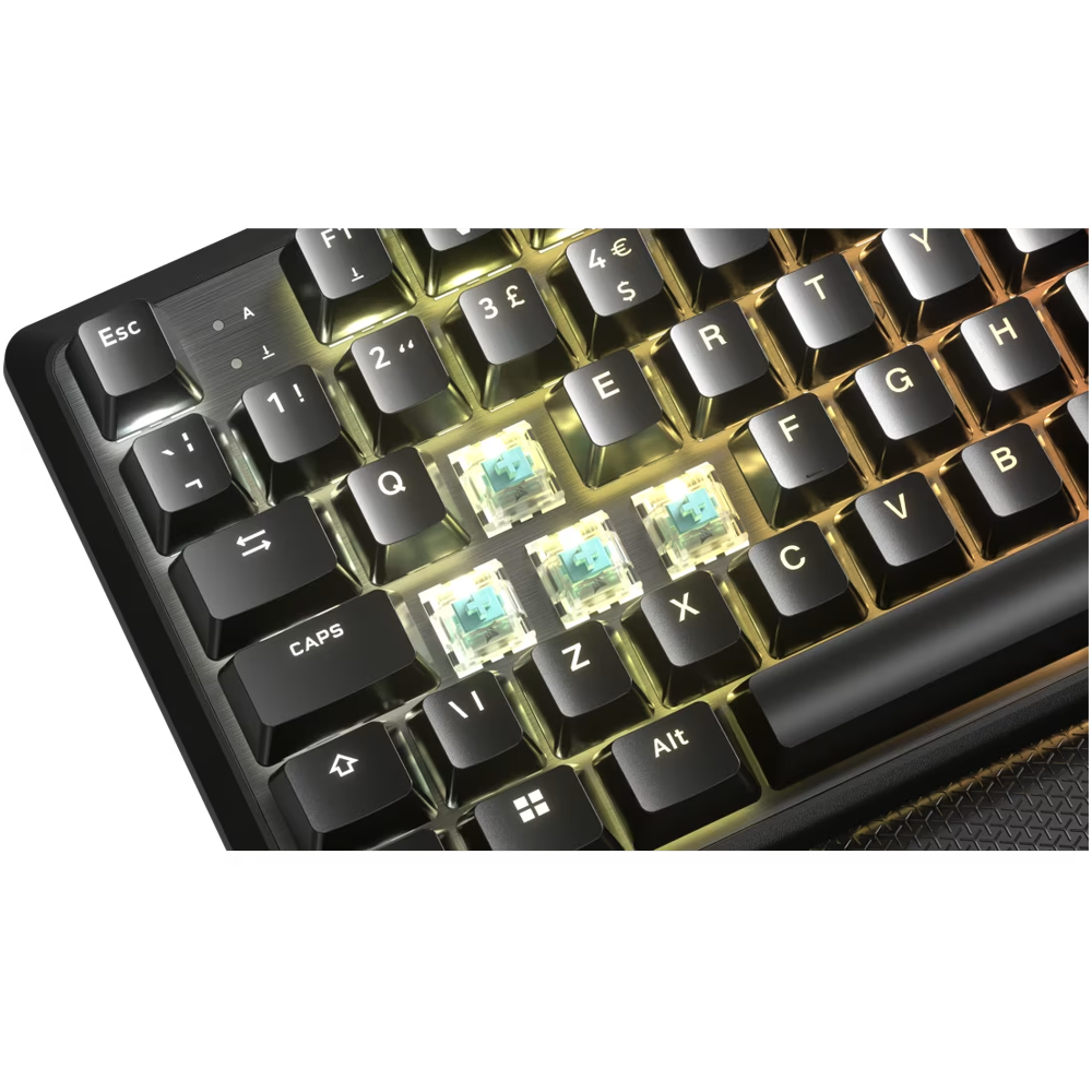 CORSAIR K70 PRO TKL High-Performance Hall Effect Switch RGB Türkçe Siyah Gaming Klavye