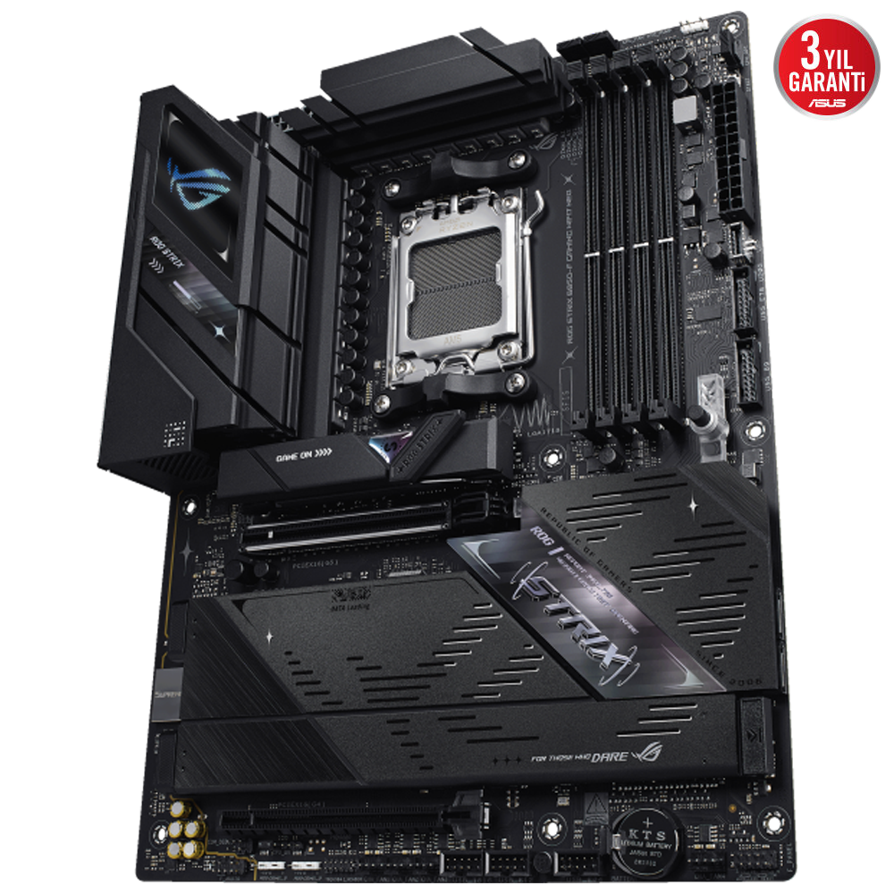 ASUS ROG STRIX B850-F GAMING WIFI7 NEO 8400MHz(OC) DDR5 Soket AM5 M.2 HDMI ATX Anakart