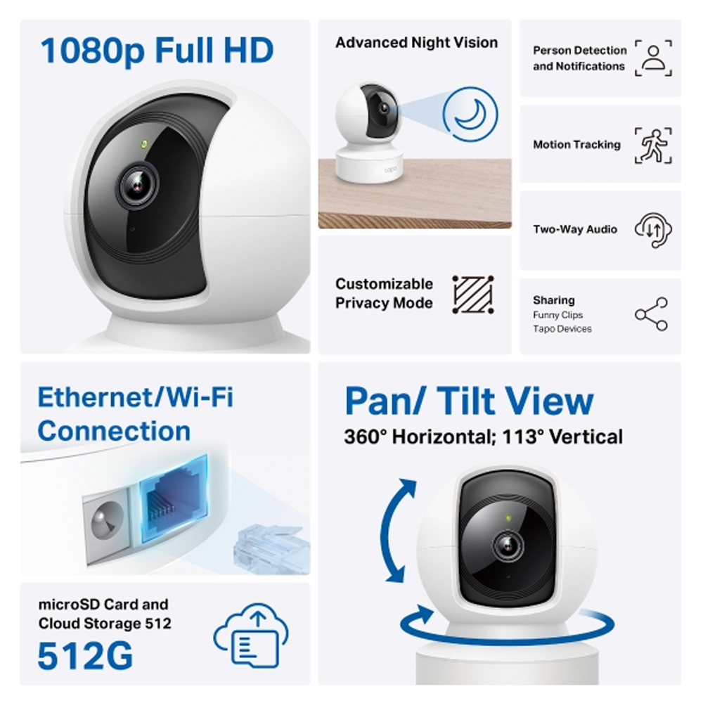 TP-LINK Tapo C202 Wi-Fi Ev Güvenlik Kamerası