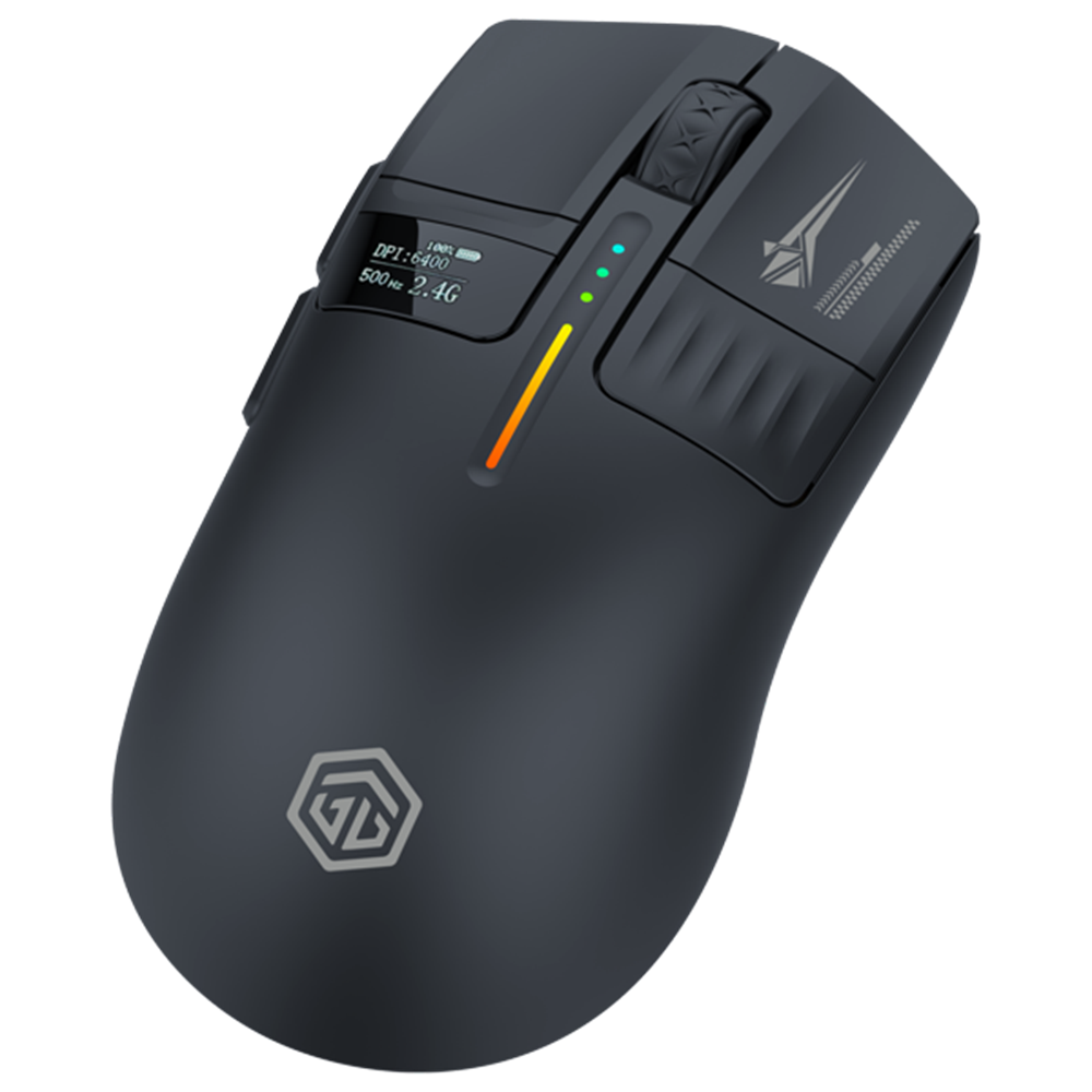 GameBooster Sway PAW3311 24000 DPI Oled Siyah Kablosuz Gaming Mouse
