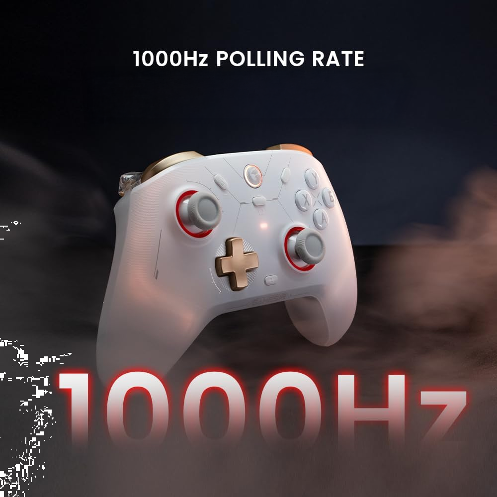 Gamesir Cyclone 2 TMR Sticks Hall Efect Trigger Kablosuz Beyaz Gamepad