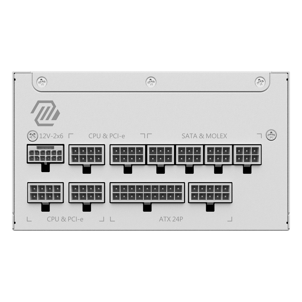 MSI MAG A1000GL WHITE 850W 80+ Gold GEN 5.1 ATX 3.1 135mm Fanlı PSU