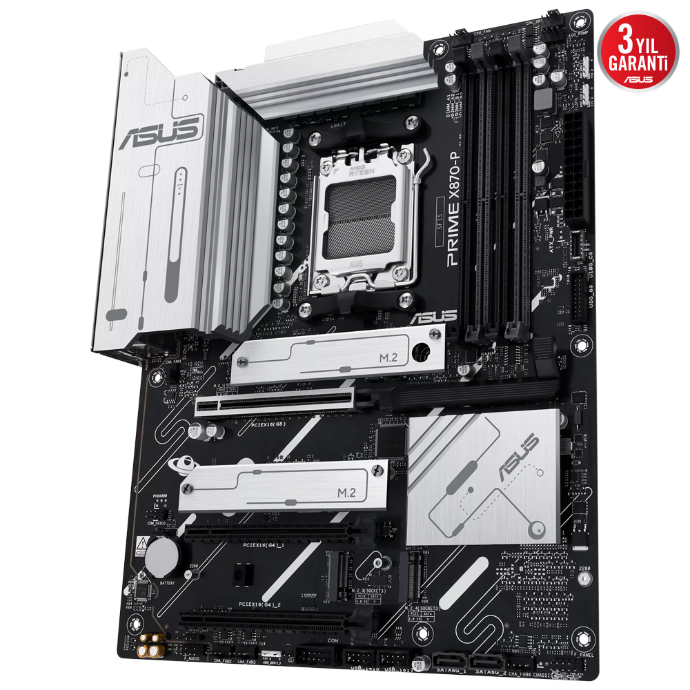 ASUS PRIME X870-P-CSM 8000MHz OC DDR5 Soket AM5 M.2 HDMI ATX Anakart