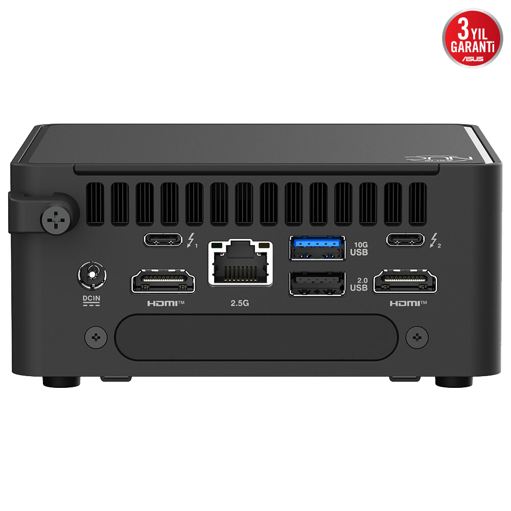 MSI NUC 15 Pro Tall Kit RNUC15CRHC500002 Core 5 210H Barenone Thınderbolt 4 FreeDos Mini PC