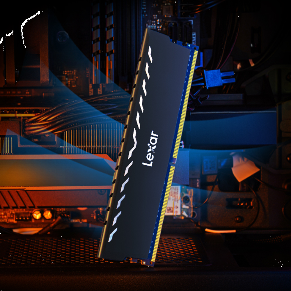 Lexar 16GB (2x8GB) Thor 3600MHz CL18 DDR4 Siyah Dual Kit Ram