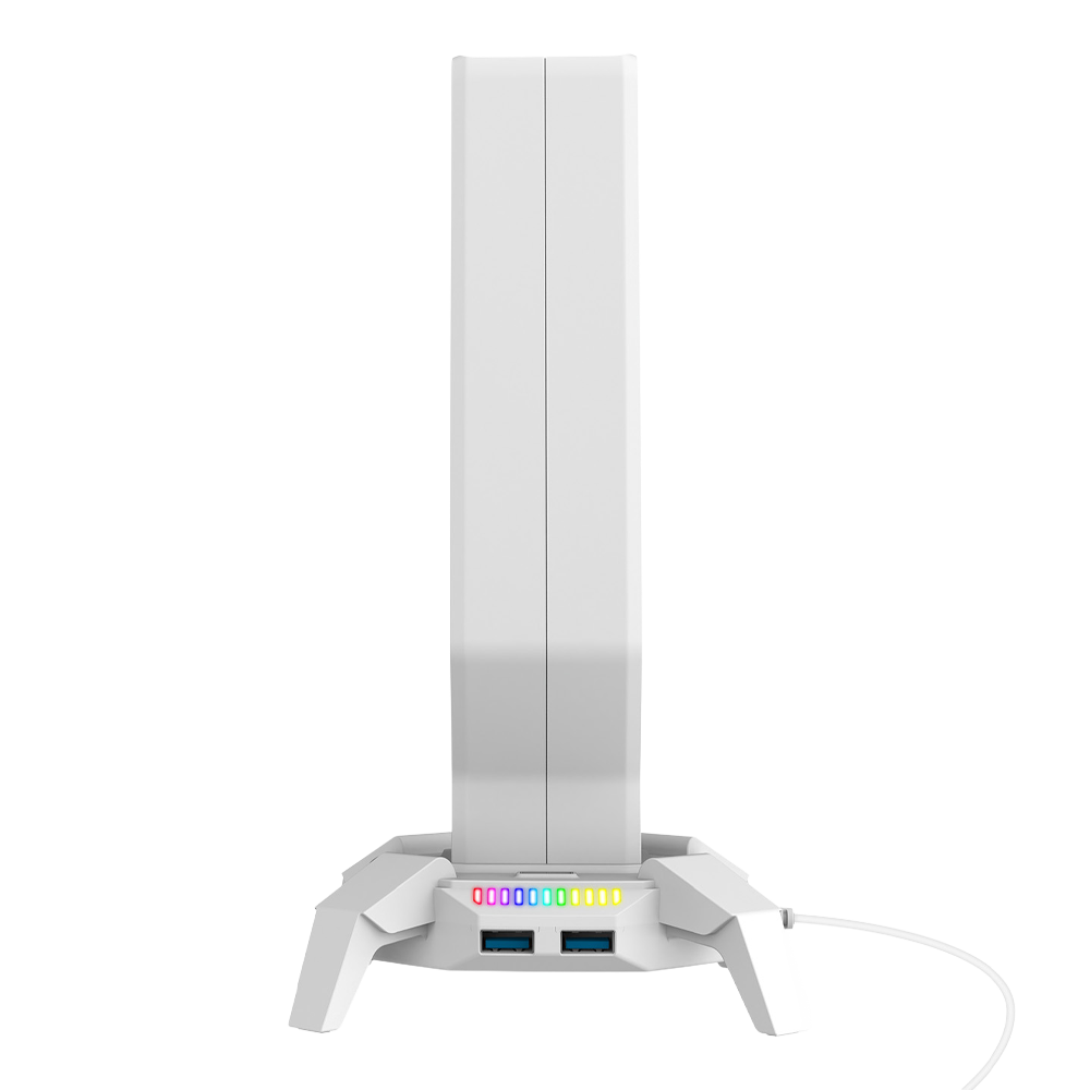 Rampage RM-H27 IGRIS Type-C RGB Beyaz Kulaklık Standı