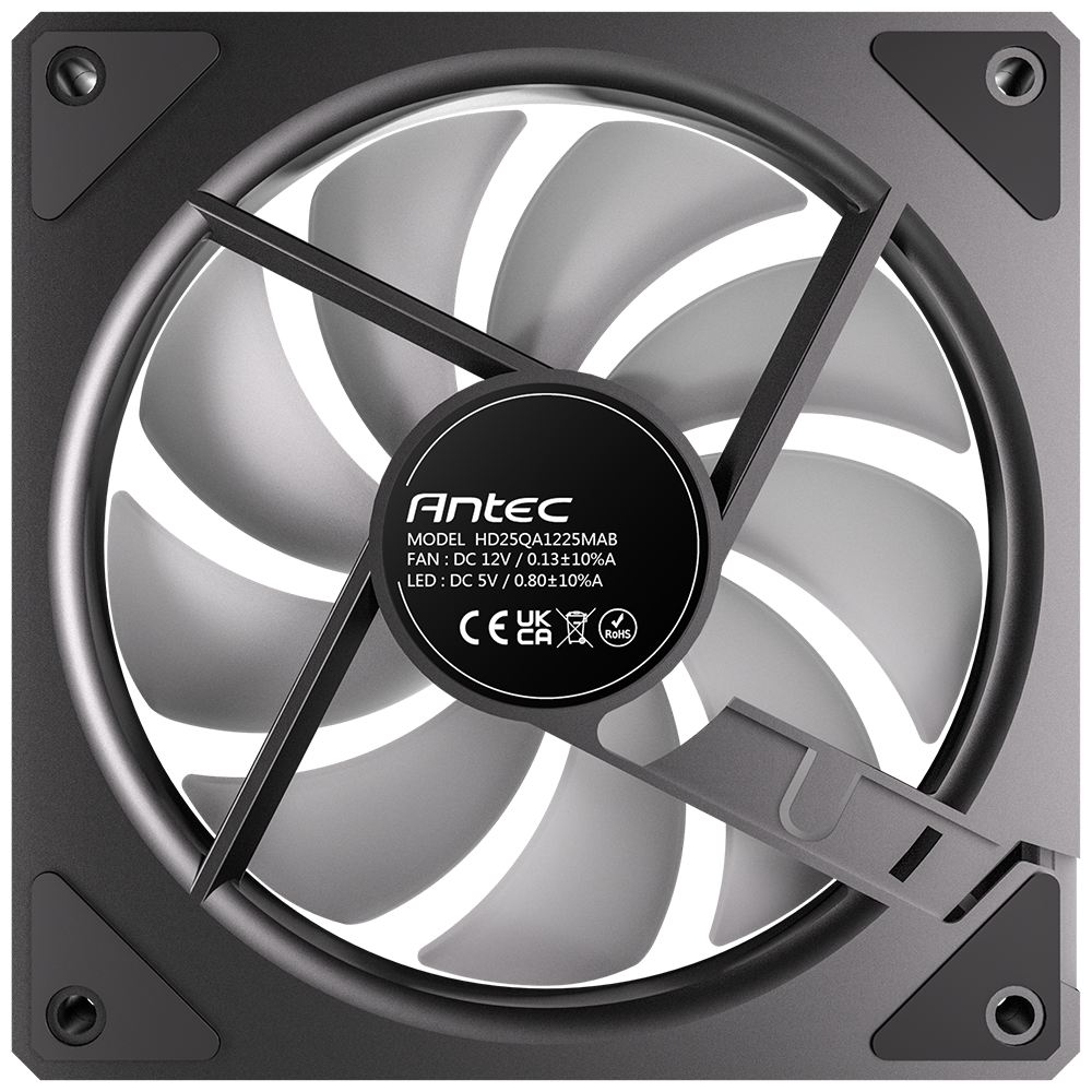 Antec VISION 120R 120mm ARGB Üçlü Siyah Reverse Kasa Fanı