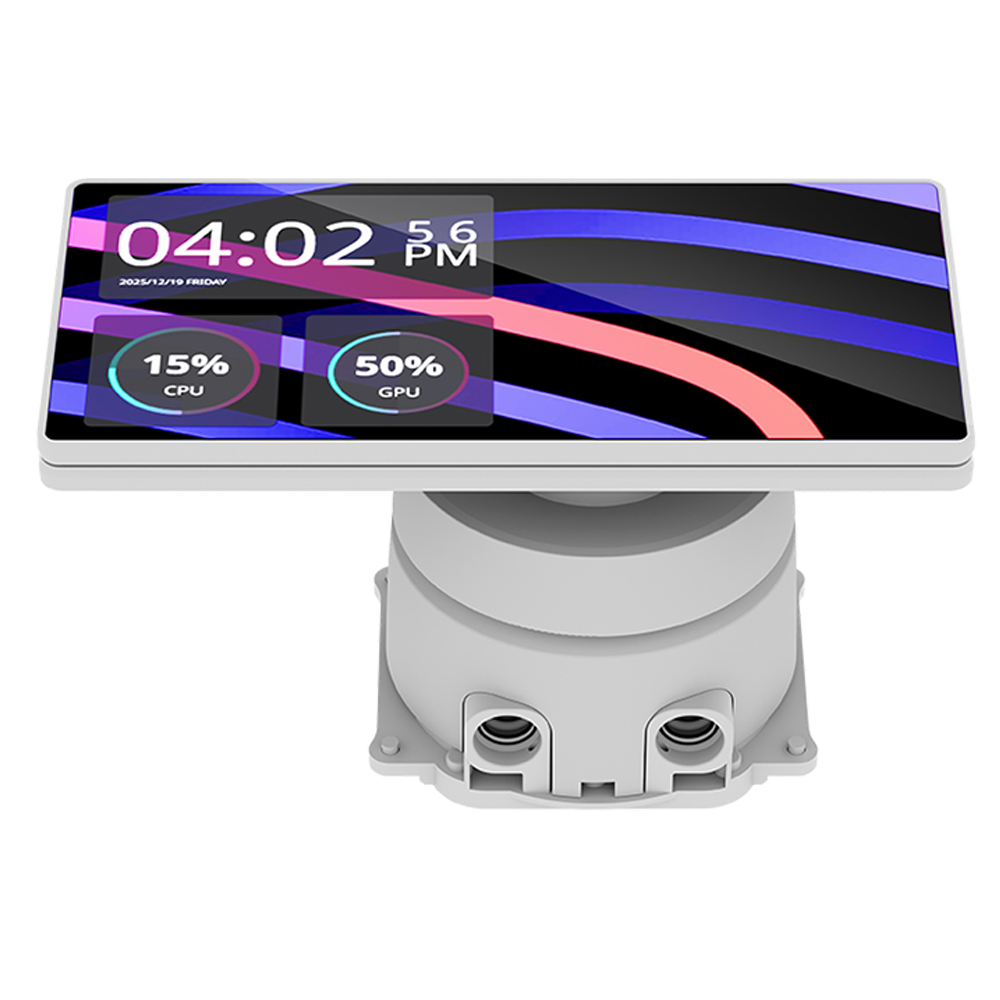 Cooler Master MasterLiquid Core LCD 6' 360 ARGB 360mm Beyaz İşlemci Sıvı Soğutucu