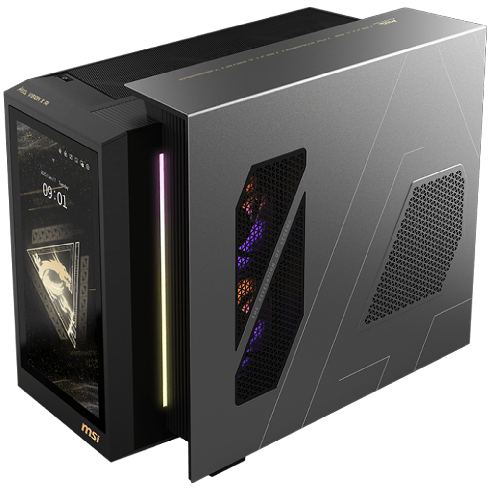MSI MEG VISION X AI 2NVZ9-003EU ULTRA 9 285K 64GB DDR5 2TB SSD RTX5090 VENTUS 3X 32G W11 Siyah Gaming Pc