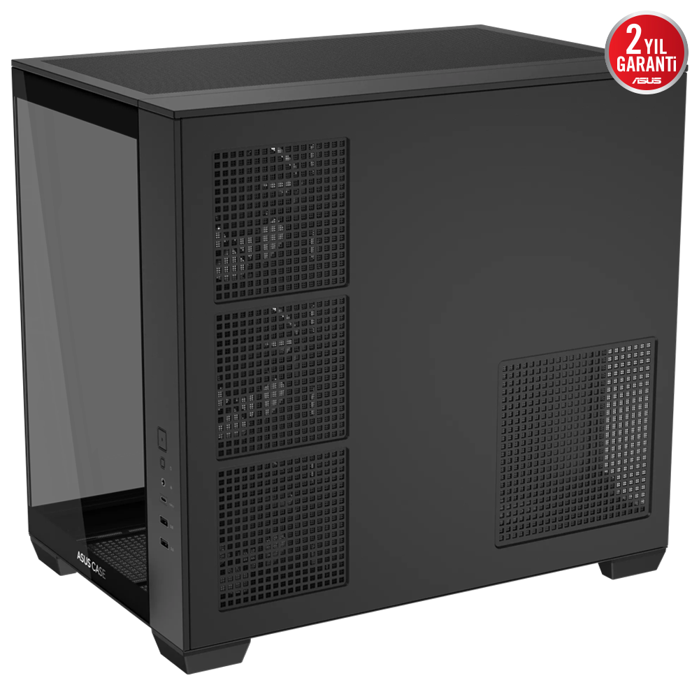 ASUS A32 PLUS Tempered Glass Siyah Kasa