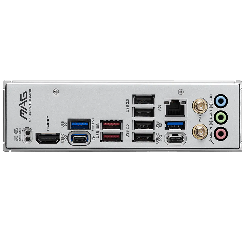 MAG X870E GAMING MAX WIFI 8200MHz(OC) DDR5 Soket AM5 M.2 HDMI USB-C mATX Anakart