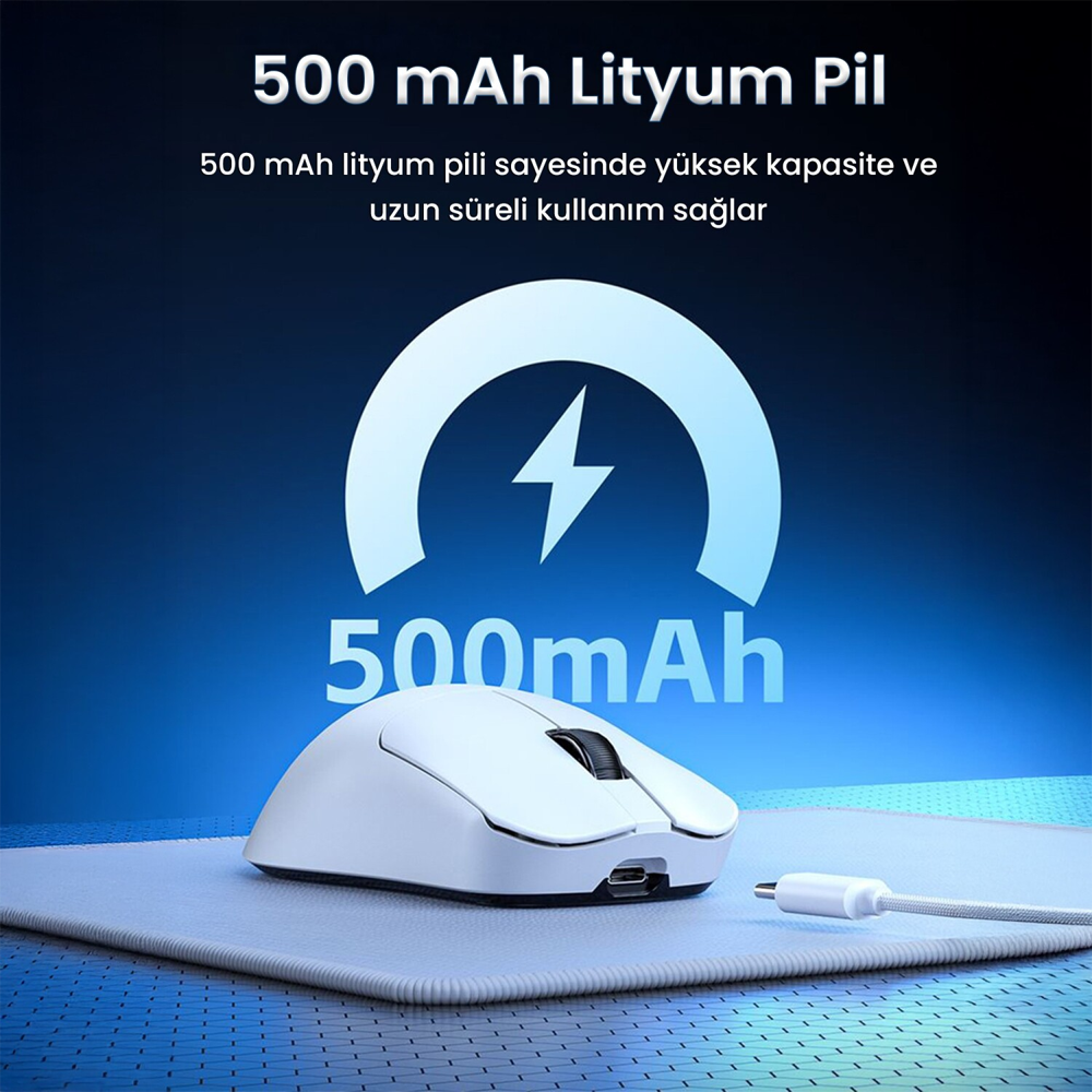 Aula SC380 Pro 12000DPI 1000Hz Siyah Kablosuz Gaming Mouse