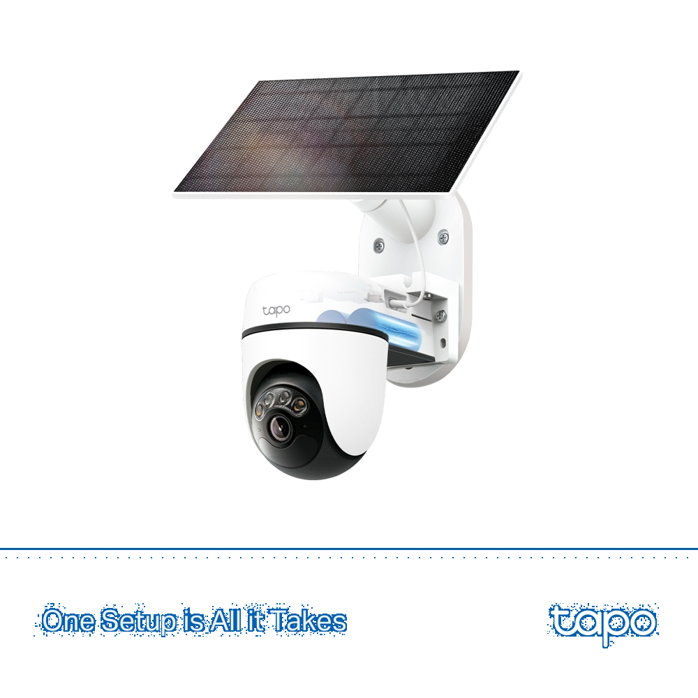 TP-LINK TAPO C630 KIT Güneş Enerjili Pan/Tilt Wi-Fi Dış Mekan Güvenlik Kamerası