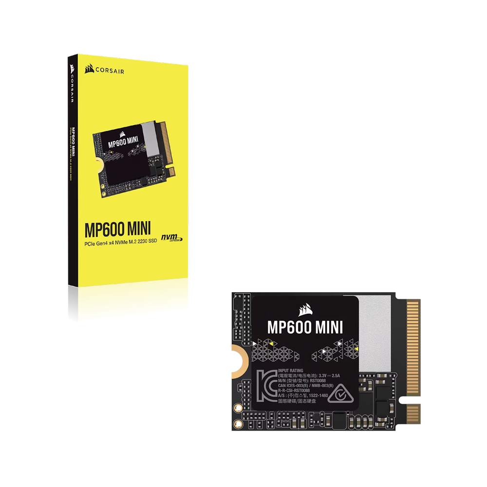 CORSAIR 1TB MP600 MINI Gen4 NVMe M.2 2230 SSD 7000MB Okuma/6200MB Yazma