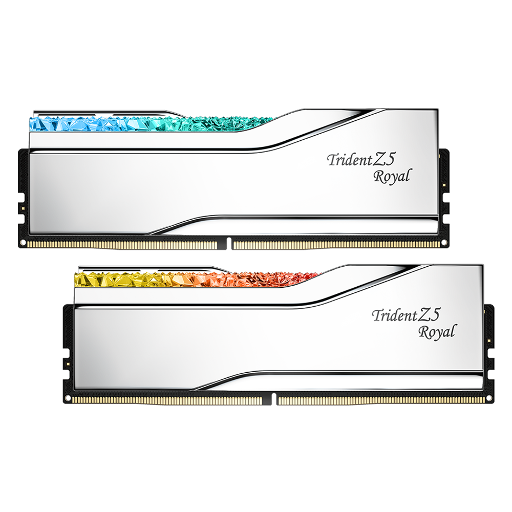 GSKILL 64GB (2x32GB) Trident Z5 Royal DDR5 6000Mhz CL28 INTEL XMP Dual Kit Ram görsel 1