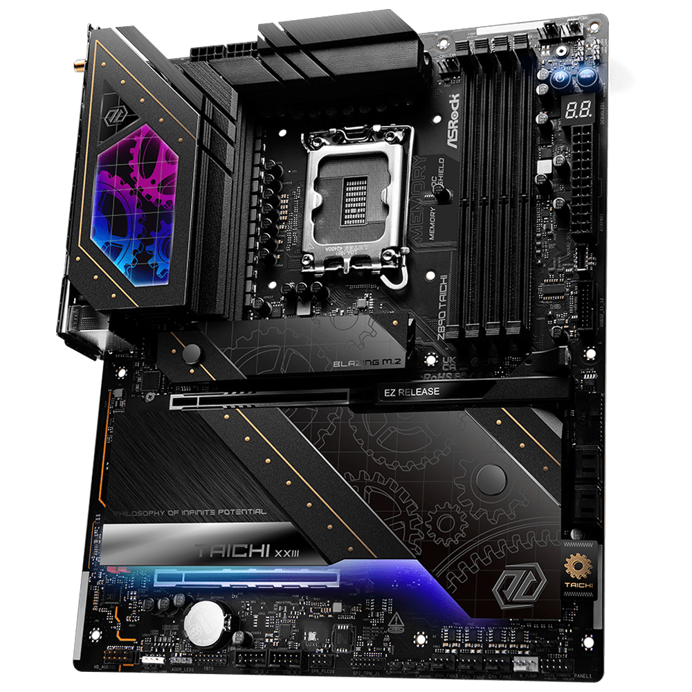 ASROCK Z890 TAICHI 9600MHz(OC) DDR5 Soket 1851 M.2 HDMI Thunderbolt 4 ATX Anakart