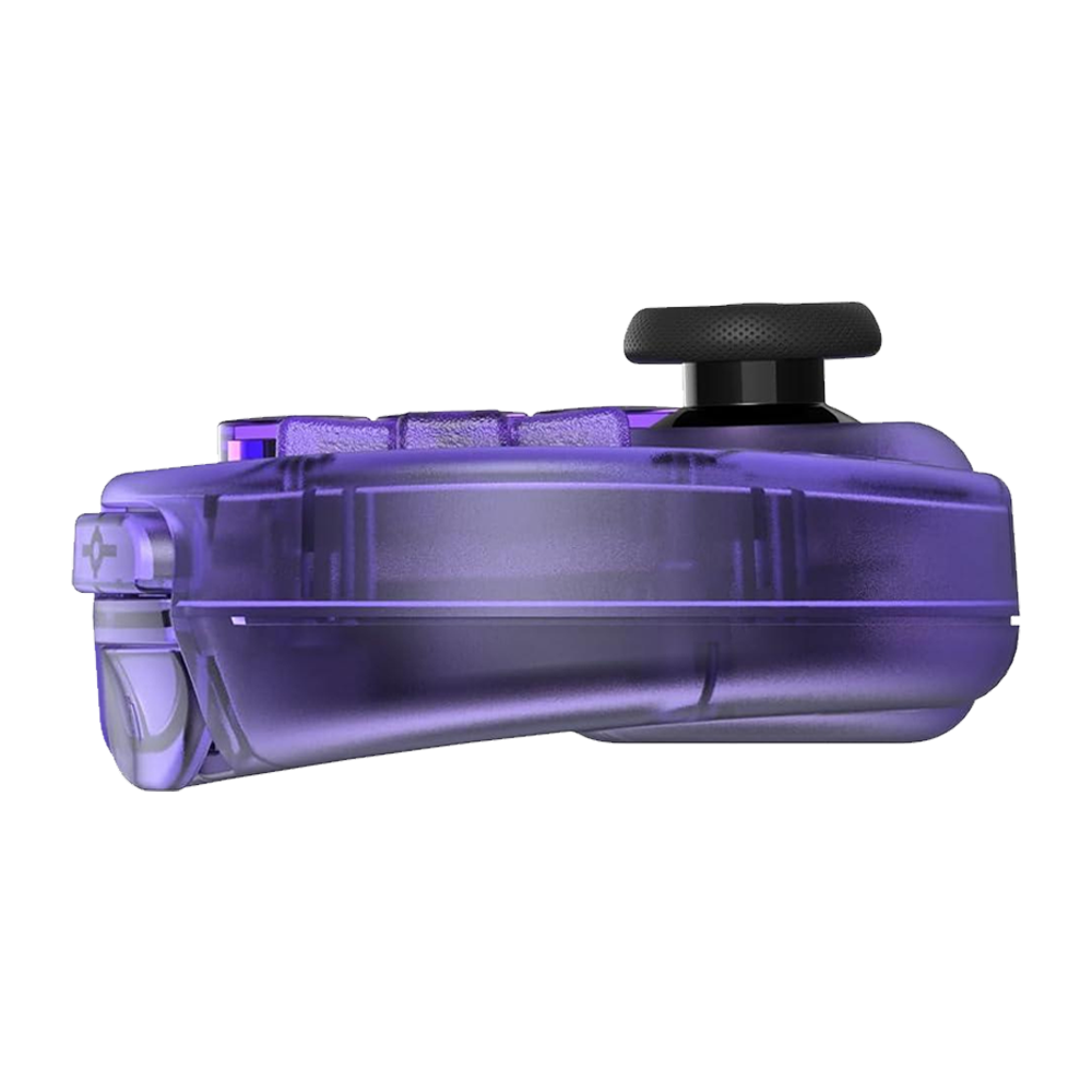 8BitDo Sn30 Pro Hall Efect Kablosuz Transparan Mor Gamepad