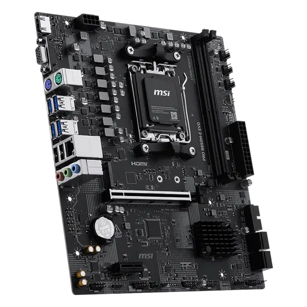 MSI PRO B850M-E EVO 8200MHz(OC) DDR5 Soket AM5 M.2 HDMI mATX Anakart