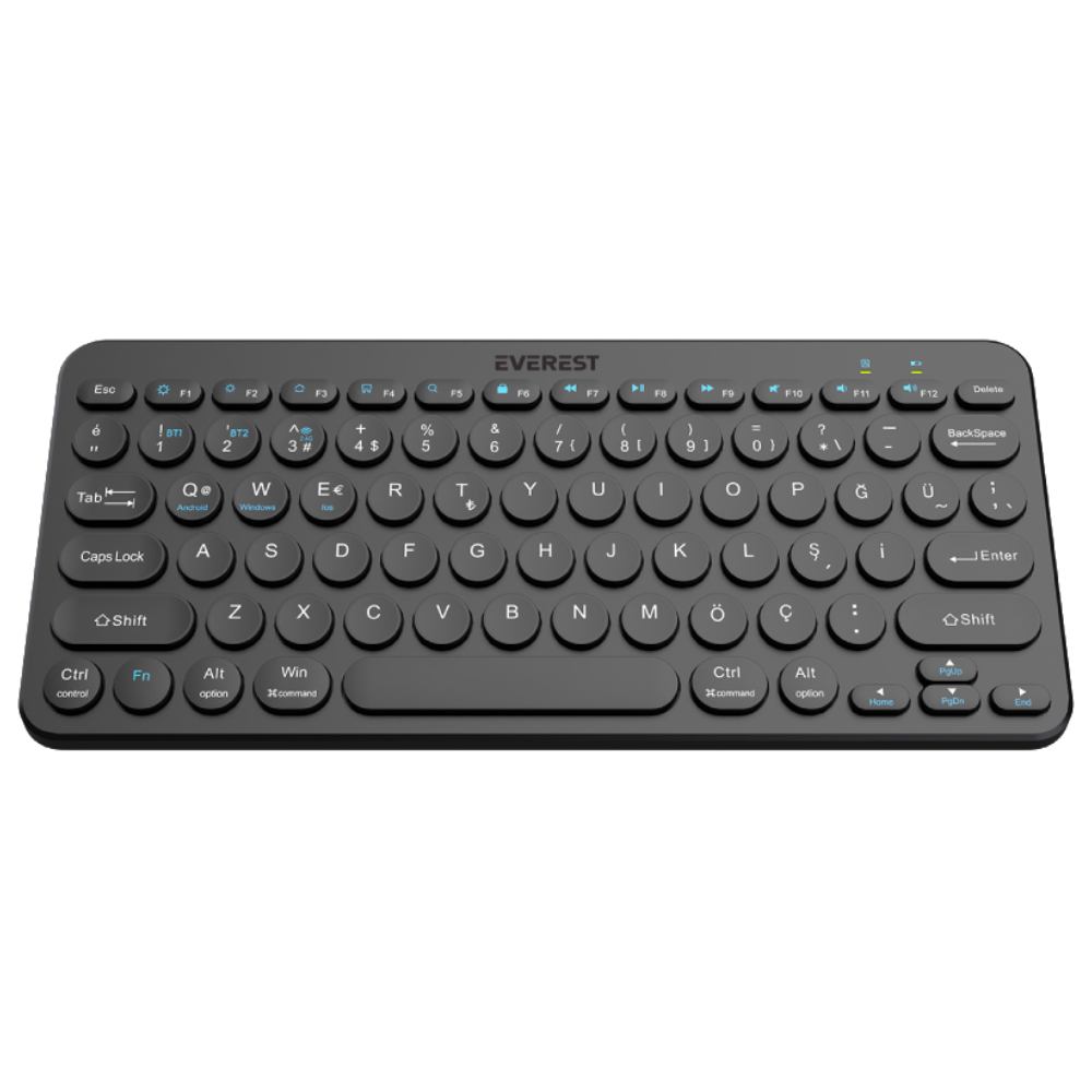 Everest KB-BT16 Siyah Kablosuz Klavye  