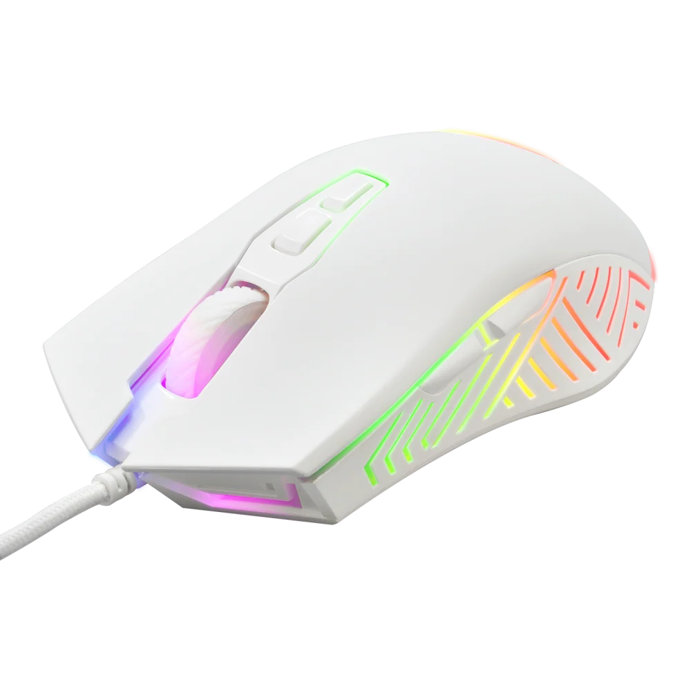 Rampage KM-GX7 FITMENT Rainbow USB Beyaz Gaming Combo Set(Gaming Klavye+Mouse+Kulaklık)