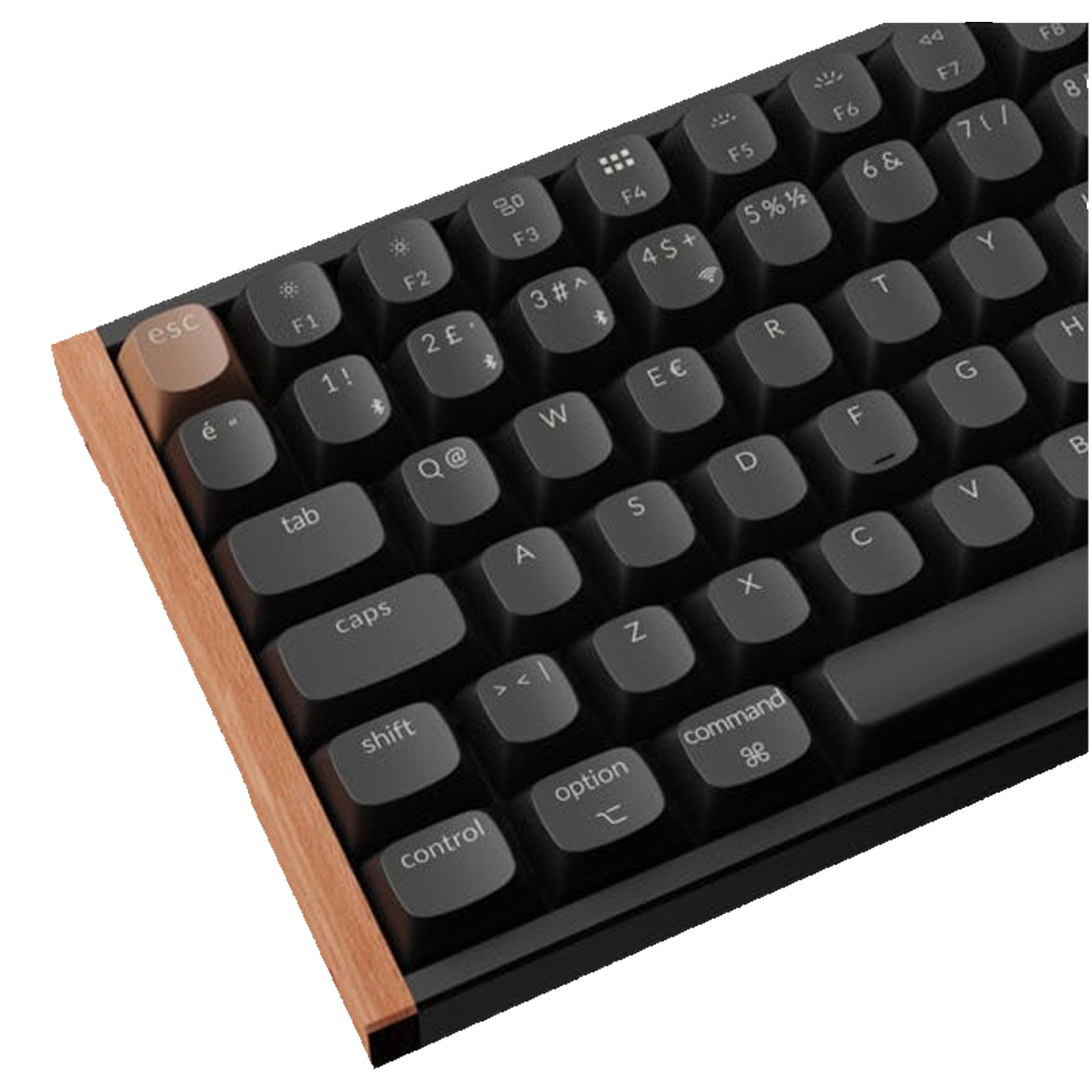 Keychron K2 HE Hall Efect Switch Hotswap Türkçe RGB Kablosuz Siyah Gaming Klavye