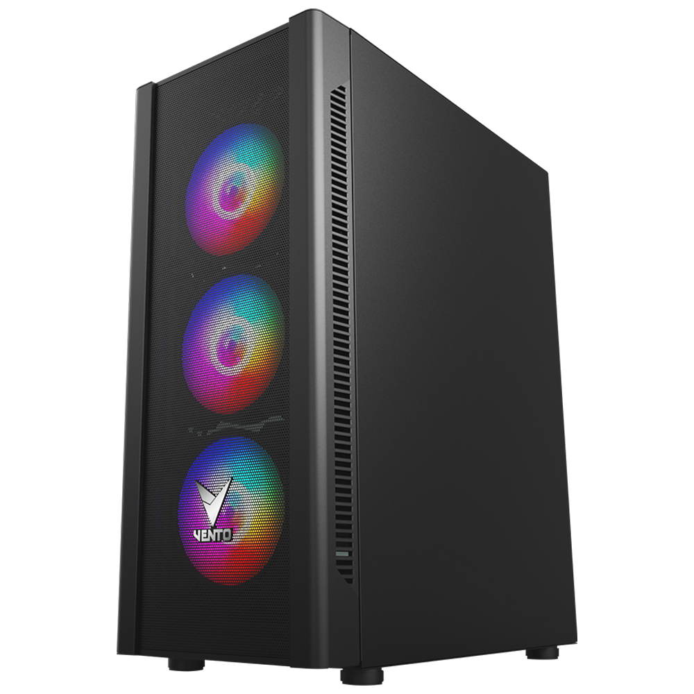 VENTO VG20A Tempered Glass USB 3.0 Mesh RGB ATX Mid Tower Kasa