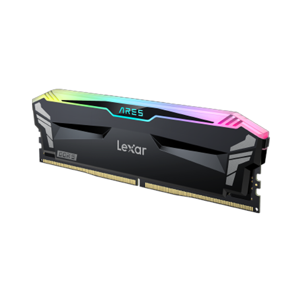 Lexar 32GB (2x16GB) ARES RGB 6400MHz CL32 XMP/EXPO DDR5 Siyah Dual Kit Ram
