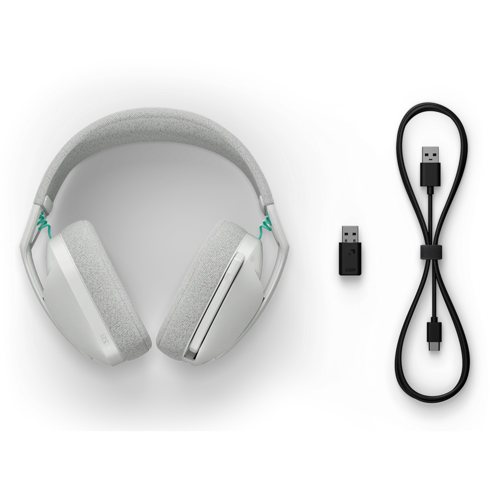 Logitech G321 LIGHTSPEED Beyaz Kablosuz Oyuncu Kulaklığı