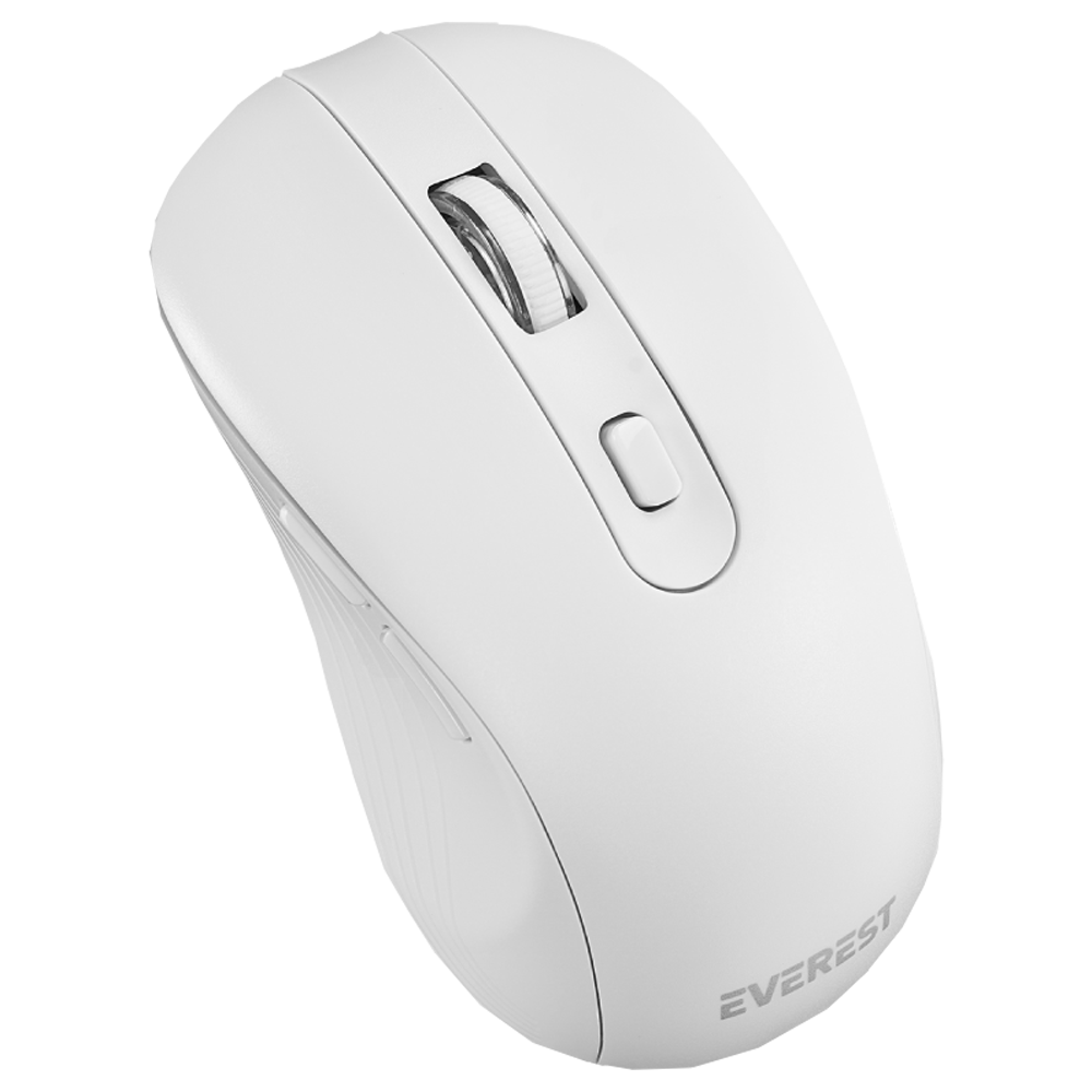 Everest KM-9676 Telefon Standlı Beyaz Kablosuz Klavye Mouse Set