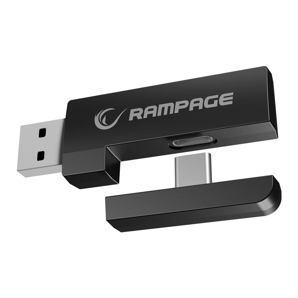 Rampage Retsu Stereo RGB Siyah/Gri Kablosuz Gaming Kulaklık